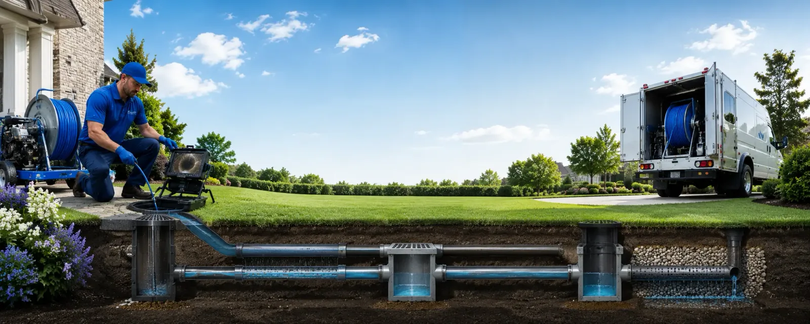 Outdoor drain cleaning information for Brackney, PA