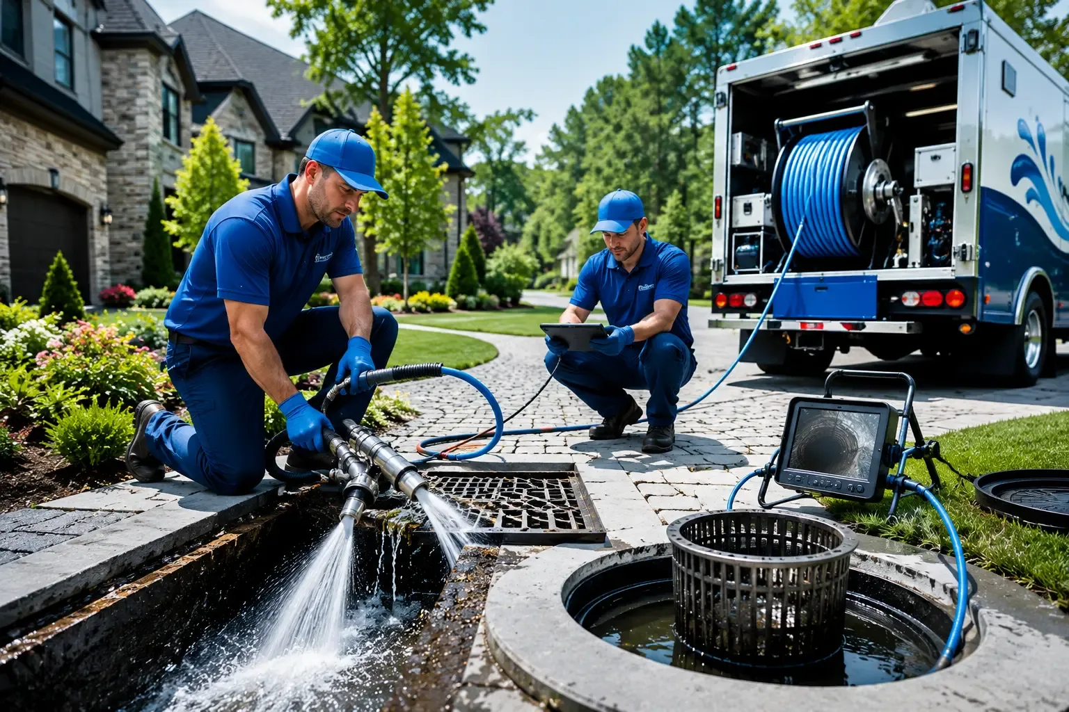 Local outdoor drain cleaning professionals in Brackney, PA