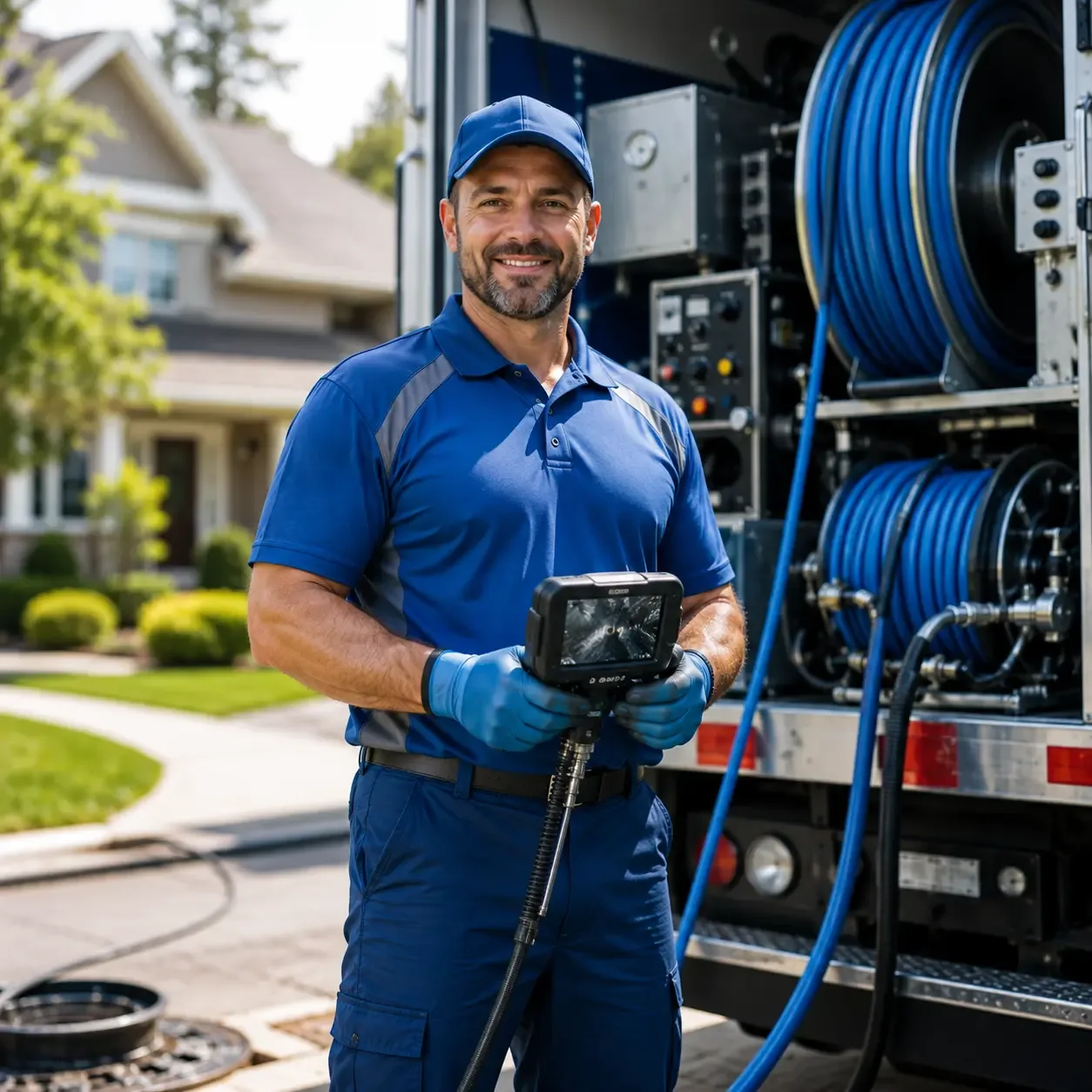 Local outdoor drain cleaning specialists in Brackney, PA